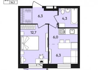 Продается двухкомнатная квартира, 36.3 м2, Пермь, Орджоникидзевский район, Белозёрская улица, 30А