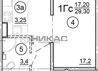 Продажа 1-комнатной квартиры, 29.3 м2, Ярославль, Заволжский район