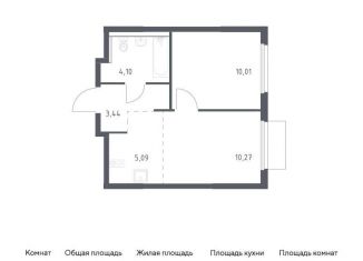 Продажа 1-ком. квартиры, 32.9 м2, Московская область