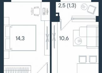 Продажа двухкомнатной квартиры, 40.3 м2, Пермский край