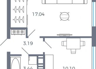 Продается 1-комнатная квартира, 33.8 м2, Самарская область