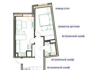 Продажа 1-ком. квартиры, 43 м2, посёлок Парголово, улица Валерия Гаврилина, 13к1, ЖК Северная Долина