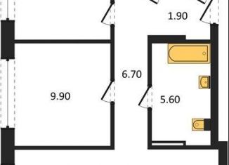 Продаю 2-ком. квартиру, 60.3 м2, Новосибирск, Заельцовский район, улица Аэропорт, 88