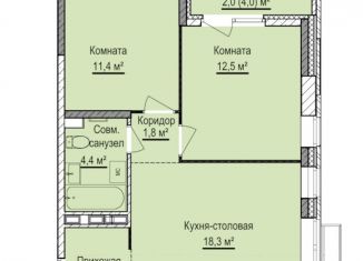 Продажа 3-комнатной квартиры, 54 м2, Ижевск, Устиновский район