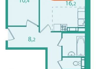 Продается 3-ком. квартира, 55.7 м2, Томская область, улица Королёва, 16А