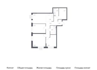 Продажа трехкомнатной квартиры, 85.5 м2, Московская область, улица Мезенцева, 5