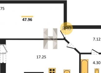 1-ком. квартира на продажу, 49.5 м2, Новосибирск, метро Студенческая