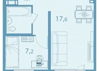 Продам 2-комнатную квартиру, 38.2 м2, Северск, улица Славского, 26