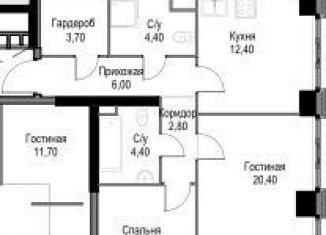 Продается 2-ком. квартира, 65 м2, Москва, ЖК Афи Парк Воронцовский, улица Академика Челомея, 1А