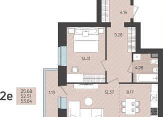 Продается 2-ком. квартира, 53.6 м2, Пермь, Ласьвинская улица, 15, Кировский район