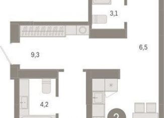 Продаю 2-ком. квартиру, 72 м2, Новосибирск, метро Речной вокзал