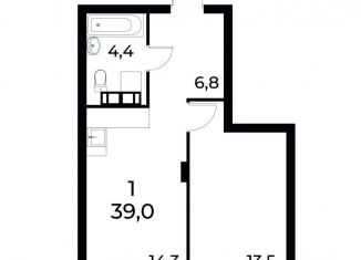 Продается 1-ком. квартира, 38.8 м2, Нижний Новгород, Сормовский район, улица Коперника