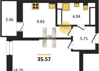 Продаю 1-ком. квартиру, 35.6 м2, Ростов-на-Дону, Октябрьский район