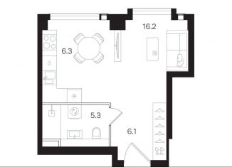 Продажа квартиры студии, 33.9 м2, Москва, метро Шаболовская, Большая Тульская улица, 10с5