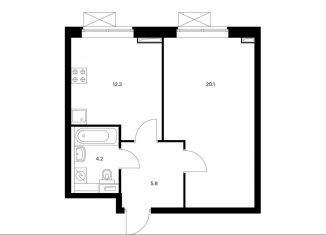 Продажа 1-ком. квартиры, 42.4 м2, Москва, район Южное Медведково, жилой комплекс Полярная 25, 2.2