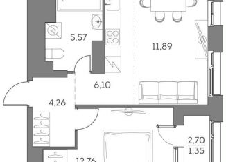 Продажа 1-ком. квартиры, 41.9 м2, Москва, метро Стахановская, Рязанский проспект, 2с27