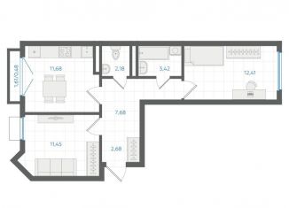 Продаю 2-комнатную квартиру, 52 м2, Екатеринбург, метро Чкаловская