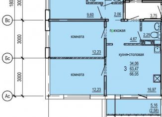 Продажа 3-ком. квартиры, 66.1 м2, Челябинская область, улица Дружбы