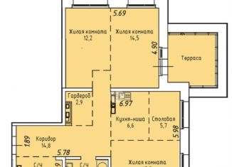 Продажа 3-комнатной квартиры, 87 м2, Иркутск, Култукская улица, 16, Правобережный округ