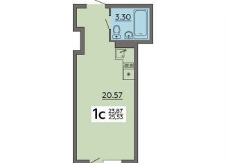 Продается квартира студия, 25.5 м2, Воронеж, Острогожская улица, 164