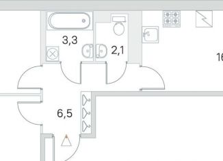 Продажа 2-ком. квартиры, 63.8 м2, посёлок Шушары