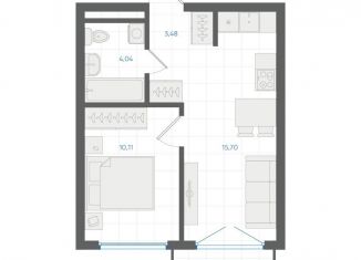 Продам 1-комнатную квартиру, 34.7 м2, Свердловская область