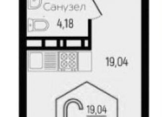 Продается квартира студия, 23.2 м2, Краснодар, Обрывная улица, 132/1к4