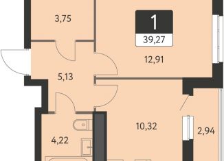 Продажа 1-ком. квартиры, 37.8 м2, Свердловская область