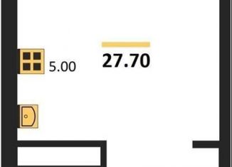 Квартира на продажу студия, 27.7 м2, Воронеж