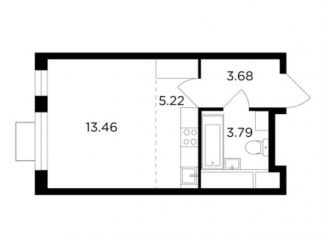 Продается 1-ком. квартира, 26.2 м2, Одинцово, микрорайон Клубничное Поле, 10