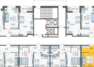 Продается 1-комнатная квартира, 35.8 м2, Узкинское сельское поселение