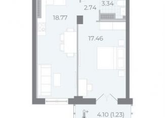 Продается 1-ком. квартира, 43.5 м2, Санкт-Петербург, Ремесленная улица, 15