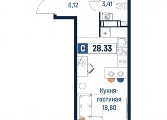 Продажа квартиры студии, 28.3 м2, Ленинградская область