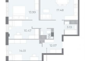 Продается 3-ком. квартира, 73.1 м2, Санкт-Петербург, Ремесленная улица, 15, ЖК Нева Резиденс