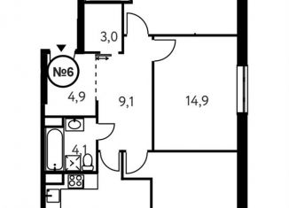 Продам 3-комнатную квартиру, 97.1 м2, Москва, район Раменки, Винницкая улица, 8к2