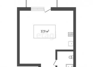 Продается квартира студия, 37.9 м2, Новосибирск, Плющихинская улица, 1