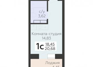 Продам квартиру студию, 20.7 м2, Орловская область, улица Панчука, 83