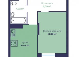 1-ком. квартира на продажу, 39 м2, Ярославль, Фрунзенский район