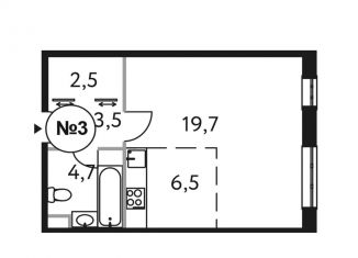 Продам 1-комнатную квартиру, 37 м2, Москва, Винницкая улица, 8к3, ЖК Настоящее