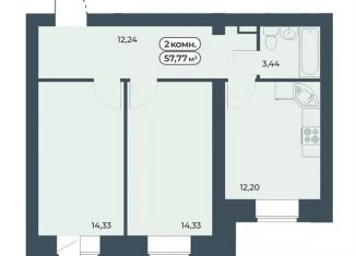 Продается 2-комнатная квартира, 57.8 м2, Красноярский край, улица Светлова, 13