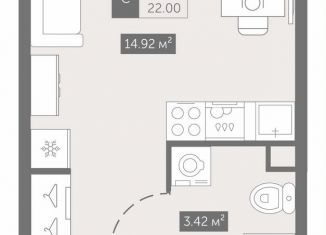 Продам квартиру студию, 22 м2, Санкт-Петербург