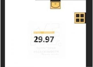 Продажа квартиры студии, 30 м2, Калининград, Арсенальная улица, 31к4