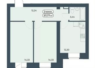 Продаю 2-комнатную квартиру, 57.8 м2, Красноярский край, улица Светлова, 13