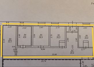Сдам в аренду помещение свободного назначения, 76.2 м2, Республика Башкортостан, Юбилейный проспект, 10