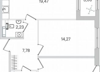 Продам двухкомнатную квартиру, 63.7 м2, Пушкин