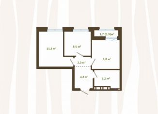 Продам двухкомнатную квартиру, 42.5 м2, Новокузнецк, улица Зорге, 17