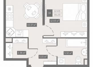 Продается однокомнатная квартира, 35.2 м2, Санкт-Петербург
