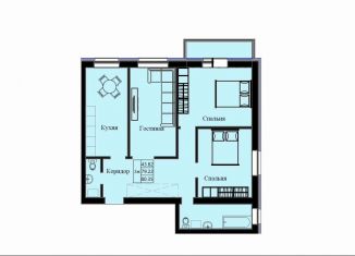 Продам трехкомнатную квартиру, 80.4 м2, Красноярский край