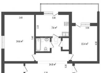 Продажа двухкомнатной квартиры, 57.9 м2, Крым, Нижнегорская улица, 33