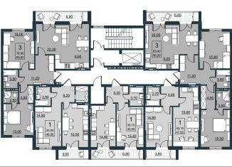 Продажа 1-ком. квартиры, 43.1 м2, Саратов, улица имени Евгения Долгина, 8